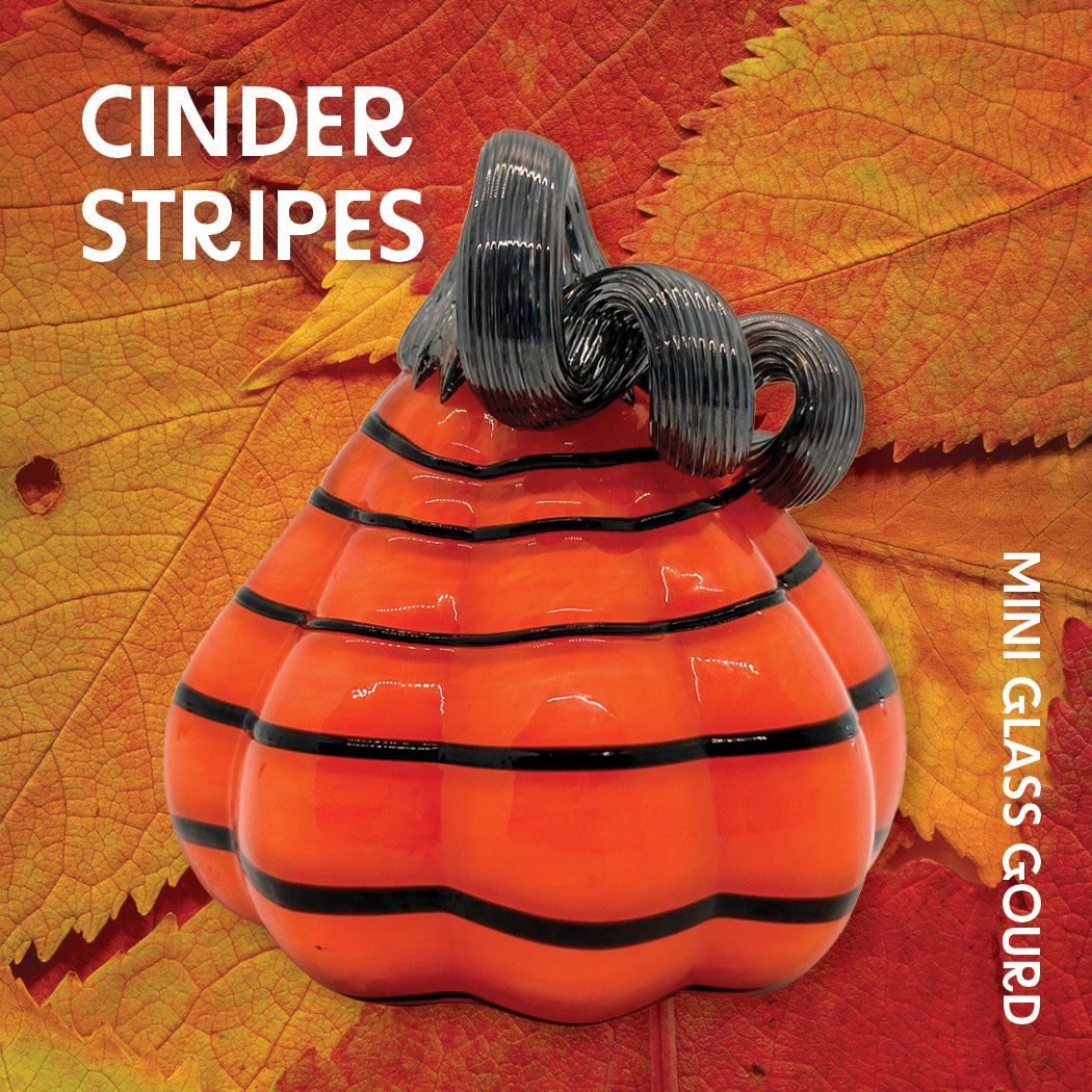 Cinder Stripes Mini Gourd