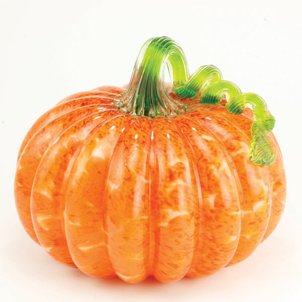 Orange Mosaic Pumpkin Large