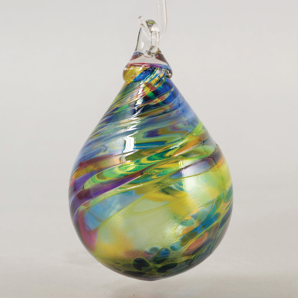 chameleon classic raindrop ornament